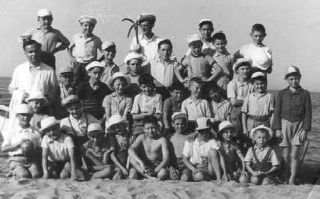 1960: alcuni ragazzi di Cassago in colonia al mare