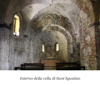 Interno della cella di sant'Agostino a Genova