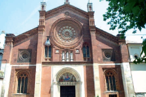 La facciata della chiesa di san Marco a Milano