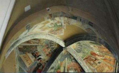 Gli affreschi scoperti in san Marco