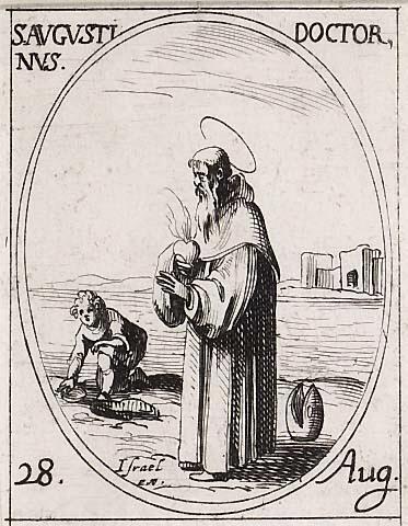 Agostino di Ippona con il Bambino sulla spiaggia