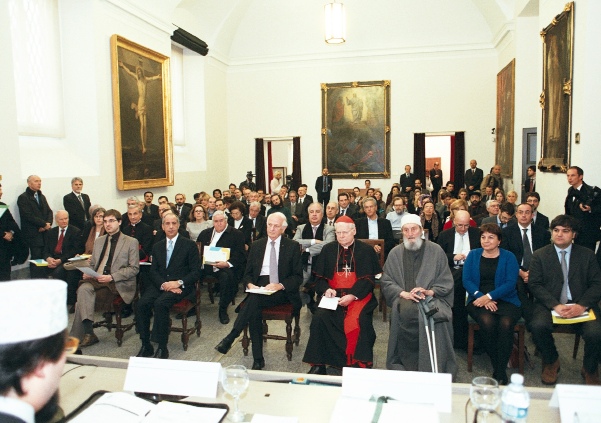 La cerimonia della consegna del premio S. Agostino all'Ambrosiana