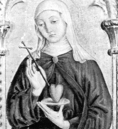  Immagine di santa Chiara da Montefalco 