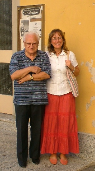 Lilian Mujica Rivas a Cassago con il Presidente Colnago Mario