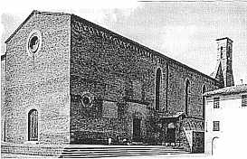 The Church of St. Augustine in St. Gimignano