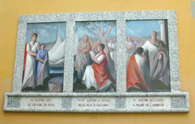 Trittico agostiniano del Maestro Silvano Crippa