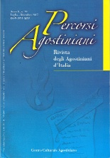Copertina del n. 9 della rivista Percorsi Agostiniani