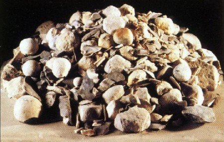 Oggetti religiosi dell'Hermaion in una ricostruzione archeologica