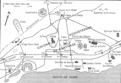 Carta archeologica della città di Cartagine