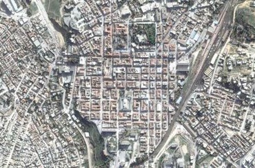 La citt di Tagaste visto dall'alto