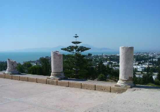 Il golfo di Cartagine dalla collina di Byrsa