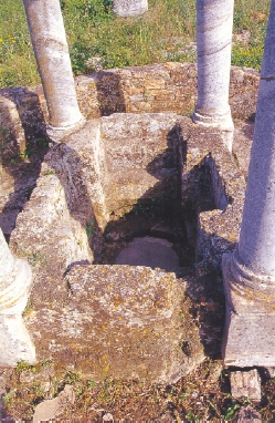 Resti del battistero paleocristiano di Ippona
