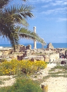 Resti romani in riva al mare