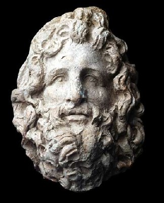 Testa di Zeus al Museo del Bardo a Tunisi