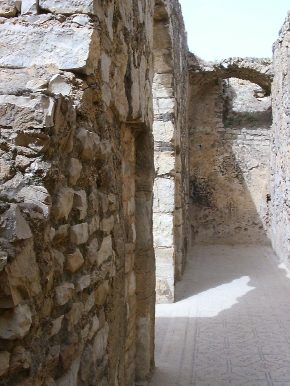 Locali all'interno della cosiddetta Casa del Tesoro