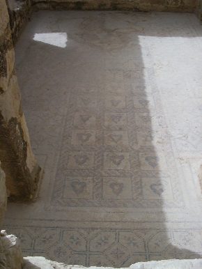 Alcuni mosaici geometrici della Casa del Tesoro