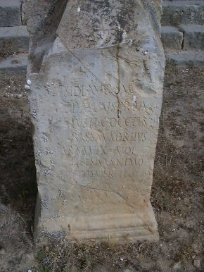Foro romano: ara con dedica a Cocceia