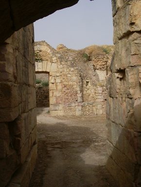 Ambienti interni delle Terme di Julia Memmia