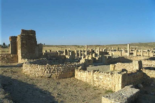 La struttura della Basilica cristiana di Ammaedara