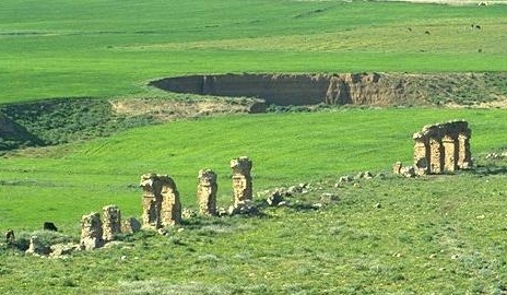 Tratto dell'acquedotto romano