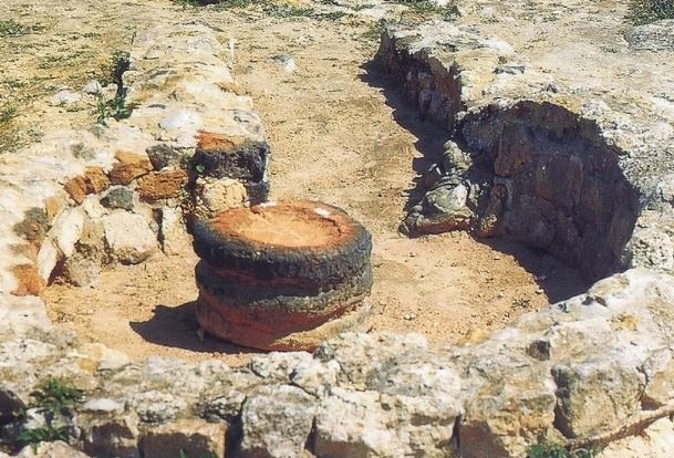Un forno in una casa di Kerkouane