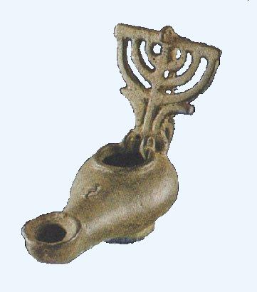 Lucerna con candelabro a sette braccia