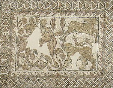 Il mosaico di Achille e Chirone