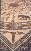 Mosaico con animali