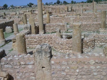 L'insieme degli spazi della cappella di Giocondo: sullo sfondo la chiesa di Vitalis