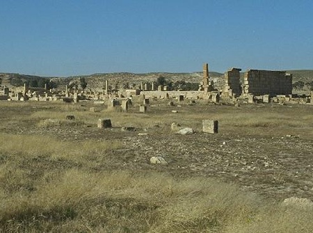 Panorama della citt romana