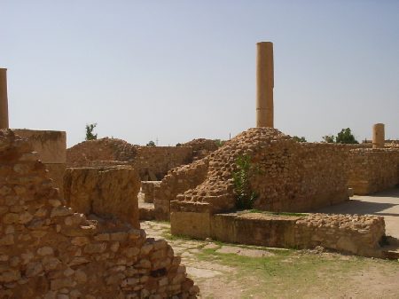 Un ambiente interno delle grandi Terme
