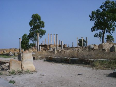 Il Capitolio e l'area del Foro visti dal Decumano