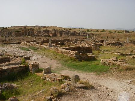 La citt di Tuburbo Maius vista dalla Basilica cristiana