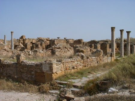 Quanto resta dell'edificio delle Terme d'Inverno