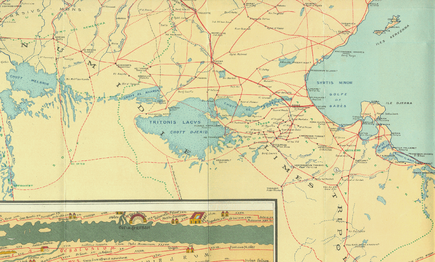 Carta della Numidia orientale