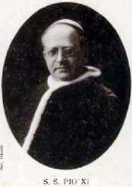 Immagine di papa Pio XI