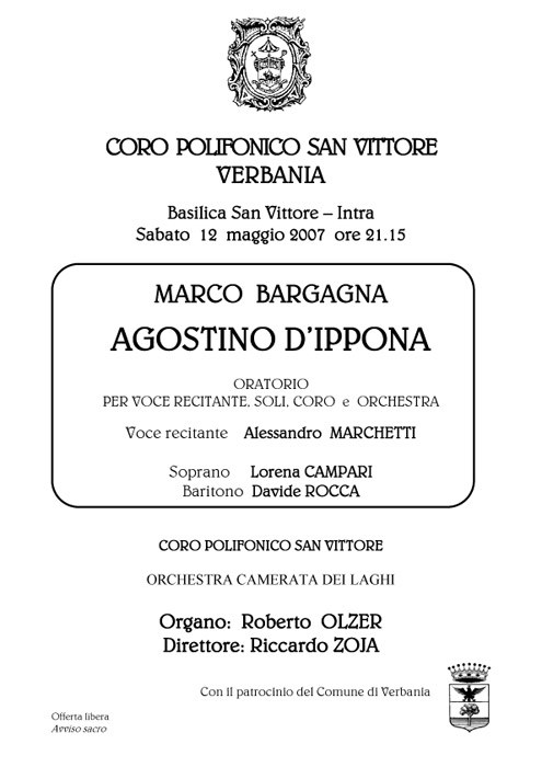 Locandina dello spettacolo