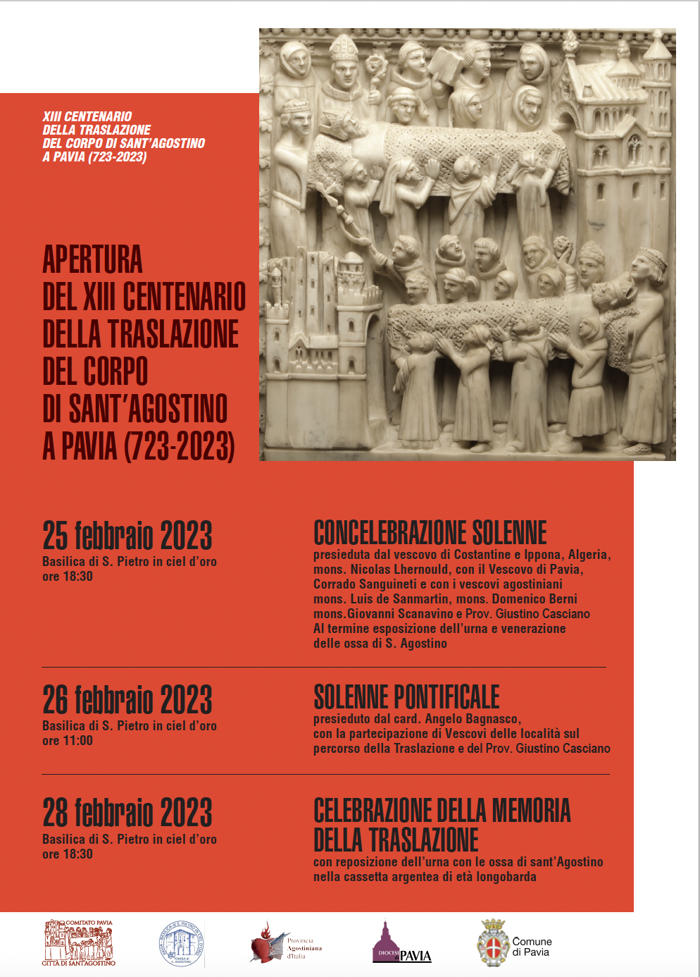 Celebrazioni del XIII centenario della traslazione