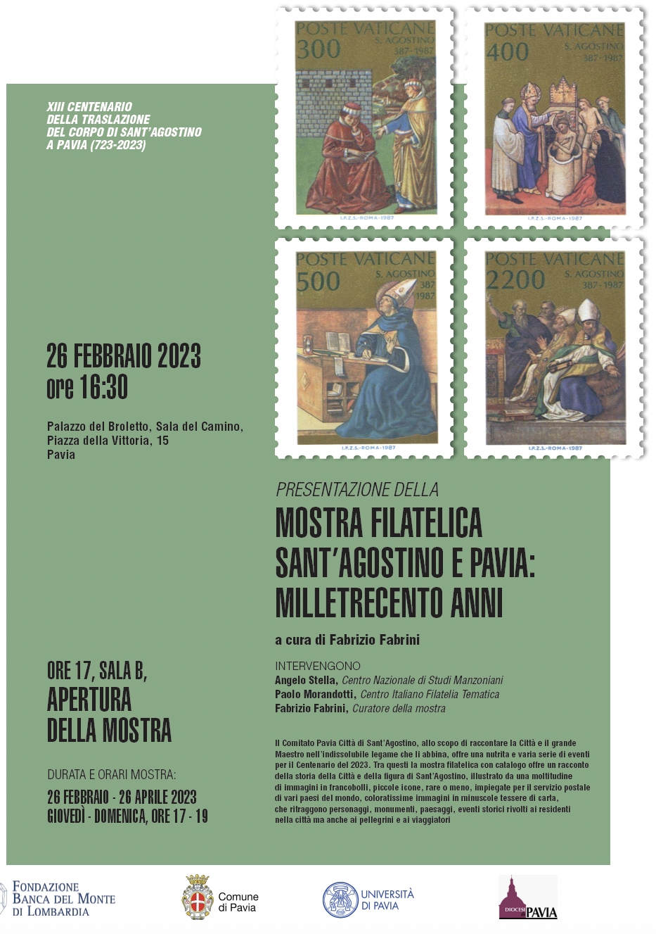 Celebrazioni del XIII centenario della traslazione