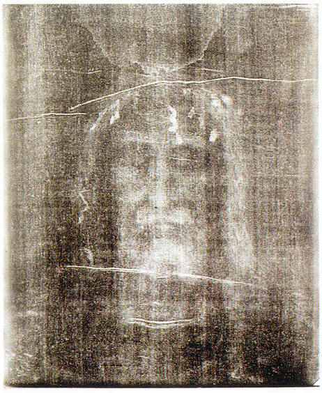 Immagine della Sacra Sindone conservata a Torino