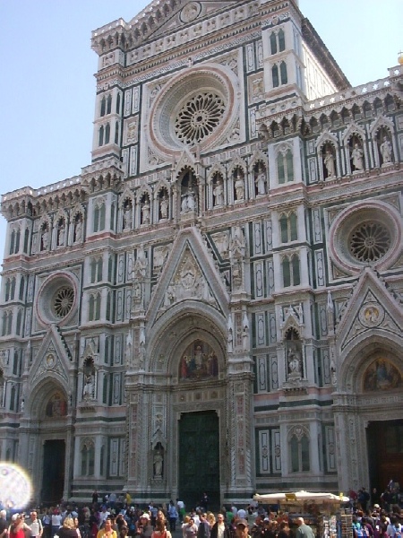 In piazza a Firenze