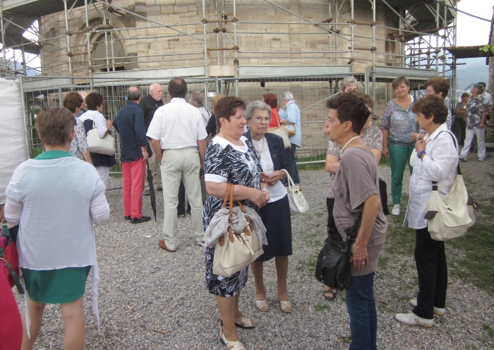 2013: visita alla chiesa romanica di san Tomé ad Almenno