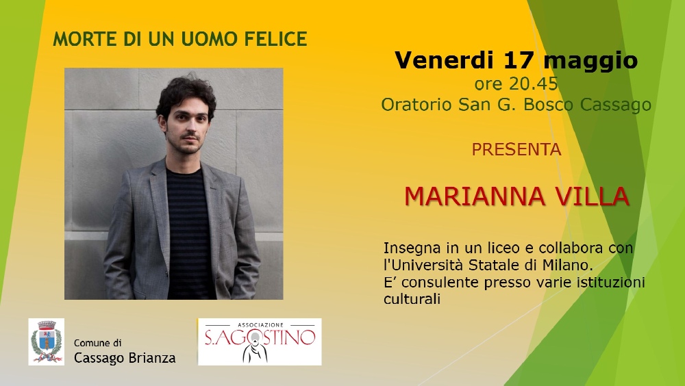 La locandina dell'incontro in programma