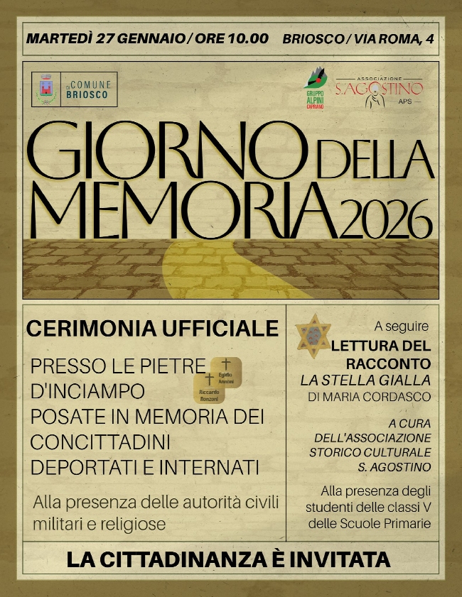 La locandina dell'incontro in programma