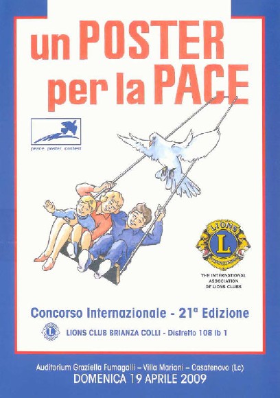 Depliant della manifestazione di premiazione tenuta a Casatenovo