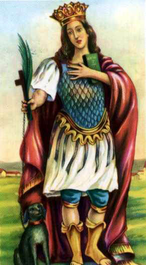 Immagine del martire san Vito