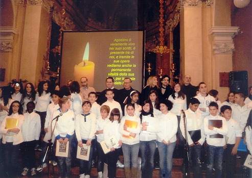 Foto di gruppo alla fine della esibizione