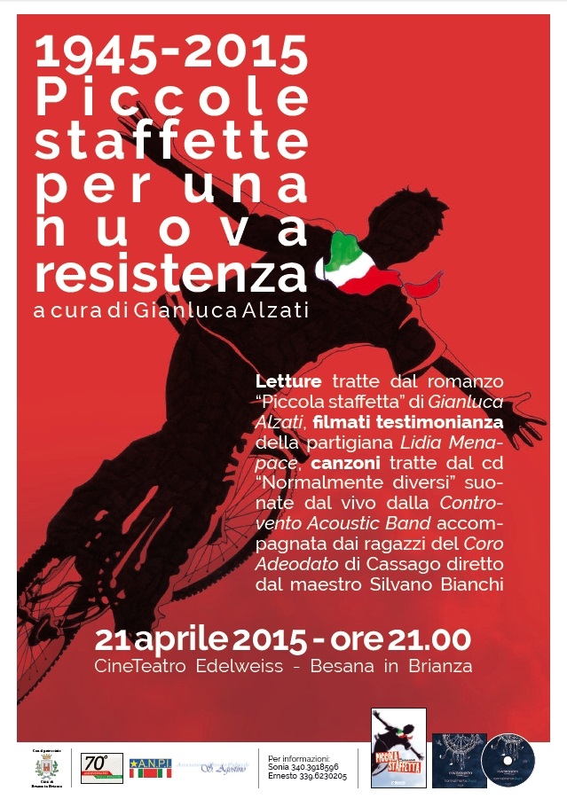 Il manifesto che presenta la spettacolo al teatro Edelweiss di Besana Brianza