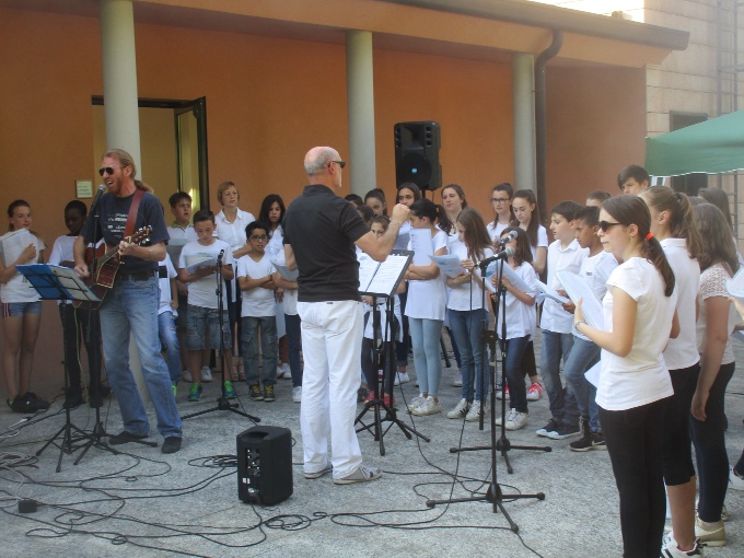 Il Coro in un momento del concerto