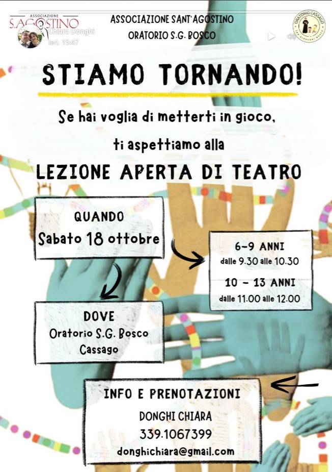 Presentazione del progetto teatrale